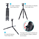 TRIOPO Oubao A-608S Adjustable Portable Aluminum Alloy Tripod with Ball Head for SLR Camera