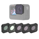 JSR KB Series MCUV+CPL+ND8+ND16+ND32 Lens Filter for GoPro HERO10 Black / HERO9 Black