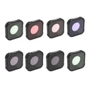 JSR KB Series STAR+MCUV+NIGHT+Diving Red+Diving Pink+ND8+ND16+ND32 Lens Filter for GoPro HERO10 Black / HERO9 Black