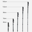 BEXIN MAS325 Portable Travel Outdoor DSLR Camera Aluminum Alloy Monopod Holder(Black)