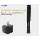BEXIN P308C Portable Travel Outdoor DSLR Camera Aluminum Alloy Monopod Holder (Black)