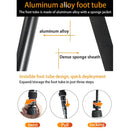 BEXIN P308 Portable Travel Outdoor DSLR Camera Aluminum Alloy Monopod Holder (Black)