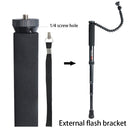 BEXIN P308A Portable Travel Outdoor DSLR Camera Aluminum Alloy Monopod Holder (Black)