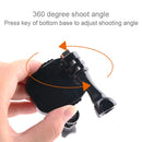 GP433 Bicycle Motorcycle Handlebar Mount for GoPro HERO10 Black / HERO9 Black / HERO8 Black /7 /6 /5 /5 Session /4 Session /4 /3+ /3 /2 /1 /Fusion, DJI Osmo Action, Xiaoyi and Other Action Cameras(Black)