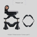 GP433 Bicycle Motorcycle Handlebar Mount for GoPro HERO10 Black / HERO9 Black / HERO8 Black /7 /6 /5 /5 Session /4 Session /4 /3+ /3 /2 /1 /Fusion, DJI Osmo Action, Xiaoyi and Other Action Cameras(Black)