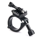 GP434 Large Size Bicycle Motorcycle Handlebar Fixing Mount for GoPro HERO10 Black / HERO9 Black / HERO8 Black /7 /6 /5 /5 Session /4 Session /4 /3+ /3 /2 /1, DJI Osmo Action, Xiaoyi and Other Action Cameras(Black)