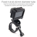 GP434 Large Size Bicycle Motorcycle Handlebar Fixing Mount for GoPro HERO10 Black / HERO9 Black / HERO8 Black /7 /6 /5 /5 Session /4 Session /4 /3+ /3 /2 /1, DJI Osmo Action, Xiaoyi and Other Action Cameras(Black)