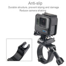 GP434 Large Size Bicycle Motorcycle Handlebar Fixing Mount for GoPro HERO10 Black / HERO9 Black / HERO8 Black /7 /6 /5 /5 Session /4 Session /4 /3+ /3 /2 /1, DJI Osmo Action, Xiaoyi and Other Action Cameras(Black)