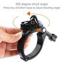 GP434 Large Size Bicycle Motorcycle Handlebar Fixing Mount for GoPro HERO10 Black / HERO9 Black / HERO8 Black /7 /6 /5 /5 Session /4 Session /4 /3+ /3 /2 /1, DJI Osmo Action, Xiaoyi and Other Action Cameras(Black)