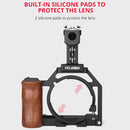 YELANGU C20-B Splittable Video Camera Cage Stabilizer with Handle for Sony ZV-1