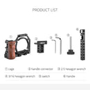YELANGU C20-B Splittable Video Camera Cage Stabilizer with Handle for Sony ZV-1