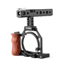 YELANGU C20-B Splittable Video Camera Cage Stabilizer with Handle for Sony ZV-1