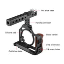 YELANGU C20-B Splittable Video Camera Cage Stabilizer with Handle for Sony ZV-1