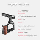 YELANGU C20-B Splittable Video Camera Cage Stabilizer with Handle for Sony ZV-1