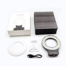 LUXCeO P01 3000K-6000K Ring Light On-camera Light Selfie Soft Light Video Photography Studio Light(Black)