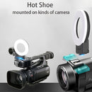 LUXCeO P01 3000K-6000K Ring Light On-camera Light Selfie Soft Light Video Photography Studio Light(Black)