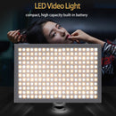 LUXCeO P02 LED Video Light Super Slim Panel 1000LM 3000-6000K Light On-camera Light Selfie Soft Light Video Photography Studio Light (Black)