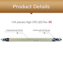 LUXCeO P7RGB Colorful Photo LED Stick Video Light APP Control Adjustable Color Temperature Waterproof Handheld LED Fill Light with Remote Control