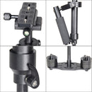 YELANGU S40N Aluminum Handheld Stabilizer for Camcorder DV Video Camera DSLR