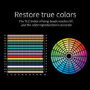 ADAI K10 RGB Full Color Dimmable 2500-8500K On-Camera LED Video Light Photography Fill Light(Black)