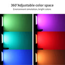 ADAI K10 RGB Full Color Dimmable 2500-8500K On-Camera LED Video Light Photography Fill Light(Black)