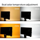 ADAI K10 RGB Full Color Dimmable 2500-8500K On-Camera LED Video Light Photography Fill Light(Black)