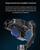 Zhiyun Smooth 4 3-Axis Handheld Gimbal Stabilizer for iPhone XR, X / XS, 8 Plus & 7 Plus, 8 & 7, Galaxy S9 / S8 / S7, and Other Smartphones(Black)