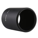 FITTEST 55mm Thread Type Straight Tube Full Metal Lens Hood Shade for Medium Telephoto Lens