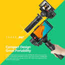 ZHIYUN YSZY010 CRANE M2 3-Axis Handheld Gimbal Wireless Camera Stabilizer with Tripod + Quick Release Plate + Storage Case for DSLR Camera and Smart Phone, Load: 720g(Black)