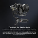 ZHIYUN YSZY017 CRANE 2S 3-Axis Handheld Gimbal Bluetooth Camera Stabilizer with Tripod + Quick Release Plate + Handle for DSLR Camera, Load: 500g (Black)