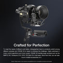 ZHIYUN YSZY017-2 CRANE 2S PRO 3-Axis Handheld Gimbal Bluetooth Camera Stabilizer with Tripod + Quick Release Plate for DSLR Camera, Load: 500g