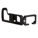 FITTEST FLS-RX10 II Vertical Shoot Quick Release L Plate Bracket Base Holder for Sony RX10M2 (Black)