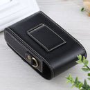 Vertical Flip Full Body Camera PU Leather Case Bag with Strap for Ricoh GR III / GRII, Sony ZV-1 / DSC-RX100M7 / RX100M6 / RX100M5 / RX100M2 (Black)