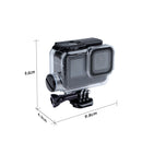 For GoPro HERO10 Black / HERO9 Black 30m Charging Waterproof Housing Case with Buckle Basic Mount & Screw