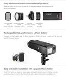 Godox AD200 Pro Pocket Flash Light TTL HSS 2.4G Wireless X System Outdoor Flash Speedlight(EU Plug)