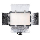 Godox LEC308C II 308LEDs Dimmable Photography Light 860LUX Professional Vlogging Video & Photo Studio Light for Canon / Nikon DSLR Cameras (Black)