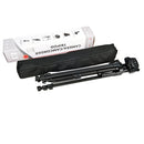 WeiFeng WT-3560 3-Section Folding Legs Live Broadcast Aluminum Alloy Tripod Mount (Black)
