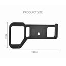 YELANGU CL8 Camera Expansion Board Base L Plate for Sony ILCE-9M2 / A9 II / ILCE-7RM4 / A7R IV(Black)
