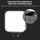 YELANGU CL9-A Camera Expansion Board Base L Plate Kit with LED Light + Tripod + Ball-head for Canon G7X2/ G7X3(Black)