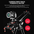 YELANGU L80TC 80cm Electrical Slide Rail Track with 2.4GHz Remote Control for SLR Cameras / Video Cameras (Black)