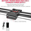 YELANGU L80TC 80cm Electrical Slide Rail Track with 2.4GHz Remote Control for SLR Cameras / Video Cameras (Black)
