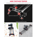YELANGU L80TC 80cm Electrical Slide Rail Track with 2.4GHz Remote Control for SLR Cameras / Video Cameras (Black)