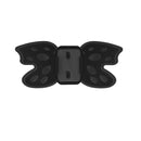 Butterfly Helmet Mount Adapter for GoPro HERO10 Black / HERO9 Black / HERO8 Black /7 /6 /5 /5 Session /4 Session /4 /3+ /3 /2 /1, DJI Osmo Action, Xiaoyi and Other Action Cameras(Black)