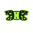 Butterfly Helmet Mount Adapter for GoPro HERO10 Black / HERO9 Black / HERO8 Black /7 /6 /5 /5 Session /4 Session /4 /3+ /3 /2 /1, DJI Osmo Action, Xiaoyi and Other Action Cameras(Fluorescent Green)