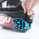 Butterfly Helmet Mount Adapter for GoPro HERO10 Black / HERO9 Black / HERO8 Black /7 /6 /5 /5 Session /4 Session /4 /3+ /3 /2 /1, DJI Osmo Action, Xiaoyi and Other Action Cameras(Blue)