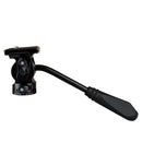 Fotopro MH-2A Aluminum Alloy Heavy Duty Video Camera Tripod Action Fluid Drag Head with Sliding Plate for DSLR & SLR Cameras (Black)