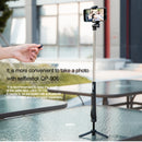 Fotopro SY-360 Desktop Vlogging Tripod Mount with 360 Degree Rotation Phone Clamp for Small Digital Cameras & Smartphones (Black)