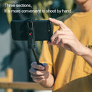 Fotopro SY-360 Desktop Vlogging Tripod Mount with 360 Degree Rotation Phone Clamp for Small Digital Cameras & Smartphones (Black)