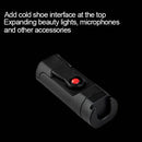 Fotopro SY-360 Desktop Vlogging Tripod Mount with 360 Degree Rotation Phone Clamp for Small Digital Cameras & Smartphones (Black)
