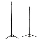 Fotopro TL-960 Foldable 5 Sections 1.56m Height Tripod Mount Holder for Vlogging Video Light Live Broadcast Kits (Black)